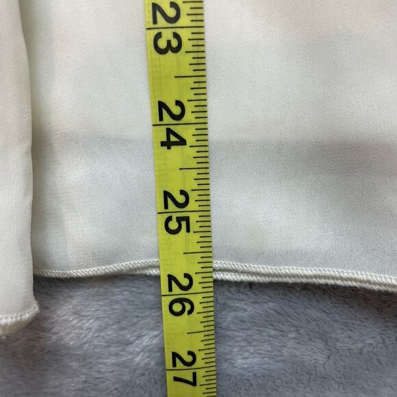 Vintage Y2K Babydoll Top Womens L Ivory Lace‎ Boho Hippie 90s Fairy Festival - Picture 8 of 8